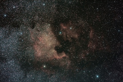 NGC7000 Objektiv 180mm